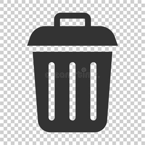 Trash Can Icon Stock Vector Illustration Of Container 46919424