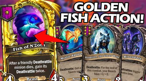 Golden Fish Of N Zoth With Goldrinn Mystic Sporebat And Titus