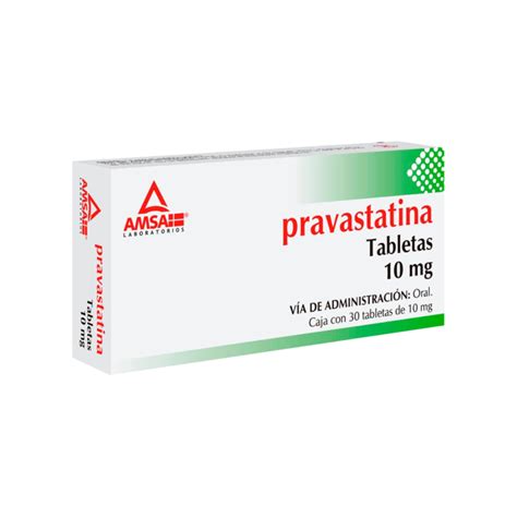 Pravastatina 10mg Oral 30 Tabletas Lgen Farmacias Puntomx Queretaro