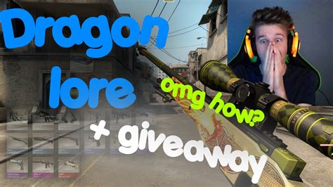 Dragon Lore Case Opening Omg How Dragon Lore Giveaway Youtube