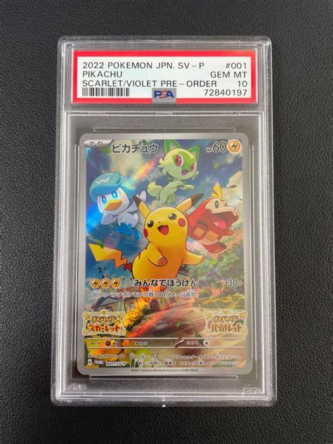 The Pokémon Company Graded Card PSA 10 GEM MINT Pikachu Catawiki