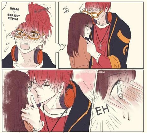 Seven Mc [2 4] Mystic Messenger Pareja Animé Parejas Anime Bonitas