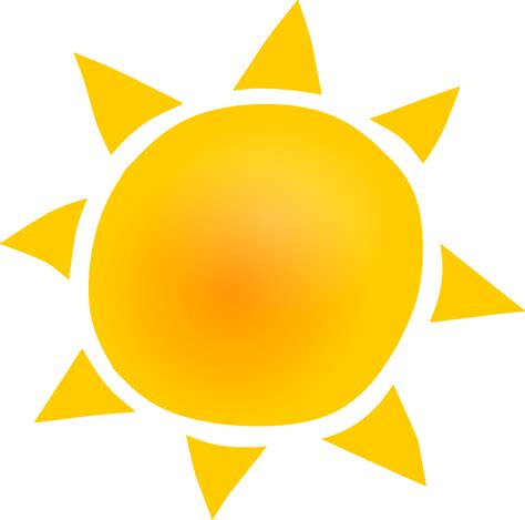 Sun - Colour - Openclipart