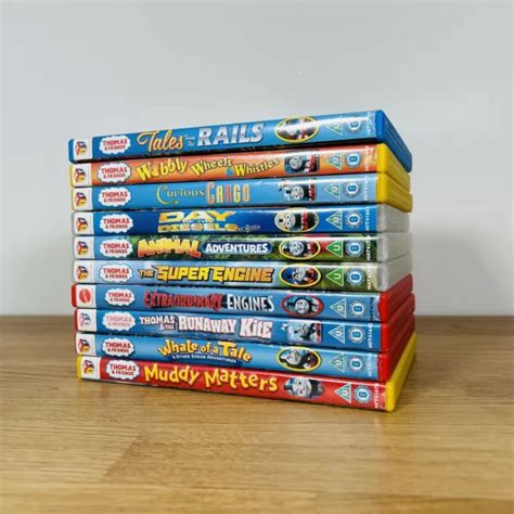 Thomas The Tank Engine Animation Dvd Bundle Collection Job Lot X