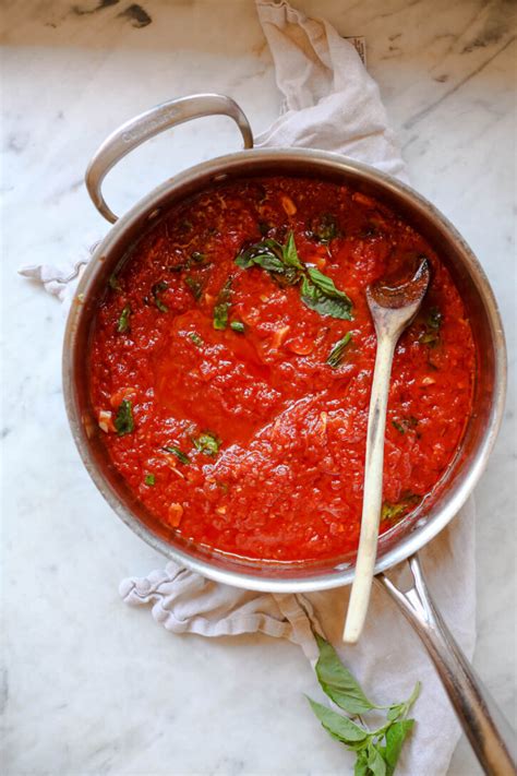 San Marzano Sauce Easy Homemade Marinara Recipe