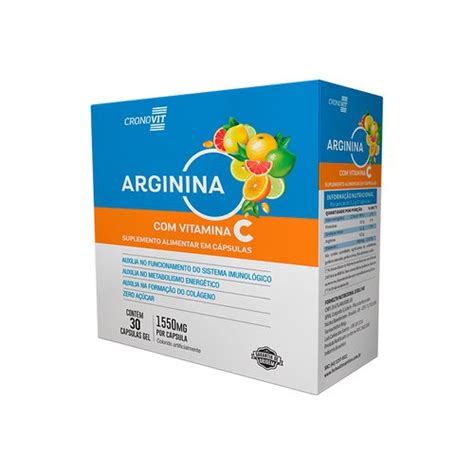 Cronovit Arginina Vitamina C Mg C Psulas Gel Drogalider