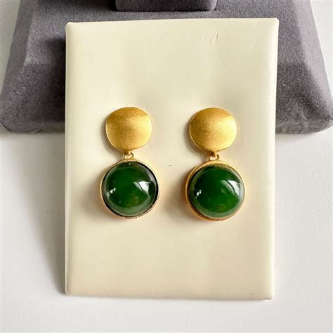 Jade Earrings - Gemstone Therapy Institute