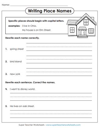 Free Christmas Capitalization Worksheets Worksheets Library