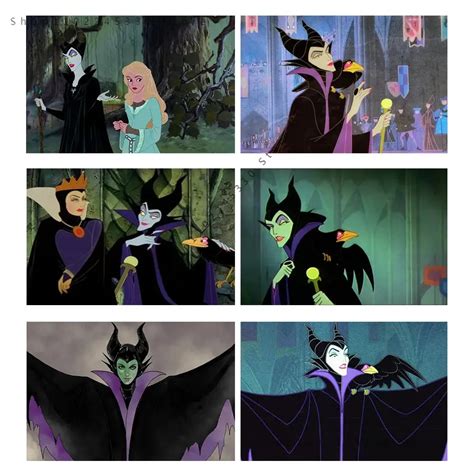 Duvar Sanat Disney Karikat R G Zler Maleficent Cad Sevimli Tuval Boyama