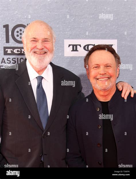 Los Angeles Usa 11th Apr 2019 Rob Reiner Billy Crystal Arrive To