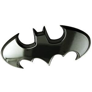 Batman Car Emblem Batwing 3D Black Chrome DC Comics Automotive Sticker ...