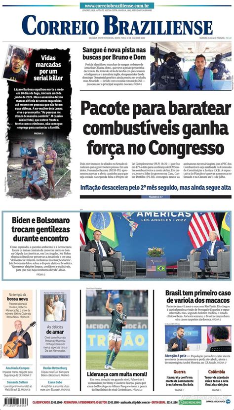 Capa Correio Braziliense Quarta 4 De Maio De 2022