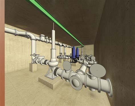 Niantic Pump Station D Scan To Revit Model Tighe Bond