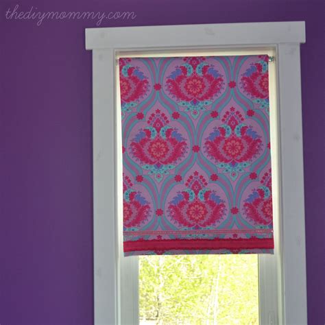 Make A No Sew Fabric Covered Roller Shade Roller Blinds Diy Diy Blinds Roller Blinds