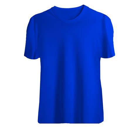 Blue Transparent T Shirt For Mockup Png