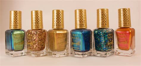 Barry M Aquarium Collection Swatches Review The Naily Mail