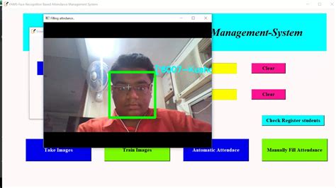 Face Recogntion Base Attendance Management System Python With Gui Youtube