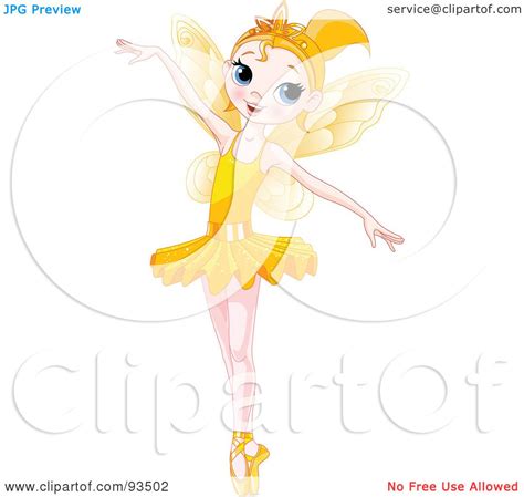 Royalty Free Rf Clipart Illustration Of A Dancing Blond Ballerina