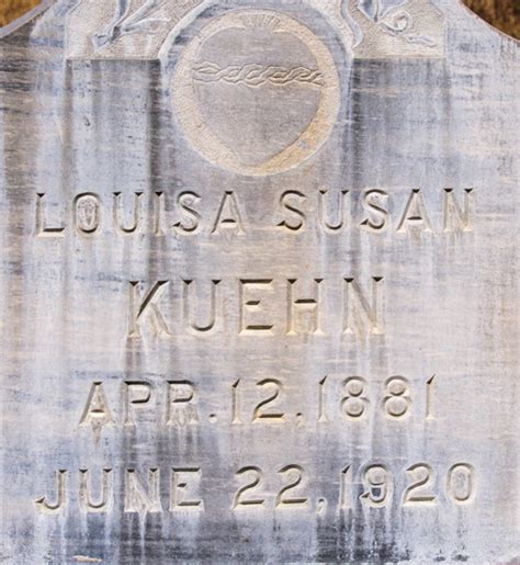 Louisa Susan Weber Kuehn 1881 1920 Find A Grave Gedenkplek