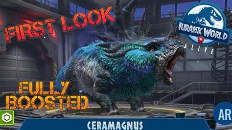 New First Look Ceramagnus Fully Boosted Jurassic World Alive