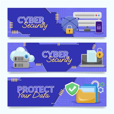 Cyber Security Awareness Banner Template 13379671 Vector Art at Vecteezy