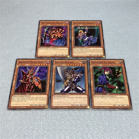 Yugioh Yami Yugi 21 Card Deck Dark Magician Girl Buster Blader Dark