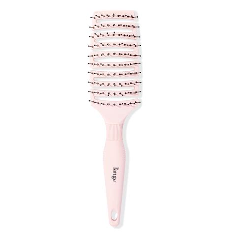 L Ange Hair Siena Flexi Curved Vented Hair Brush Detangle Brush With Nylon