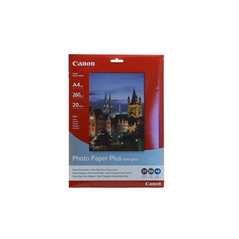 Canon Semi Gloss Photo Paper A4 20 Sheets 260gsm Australian Printer