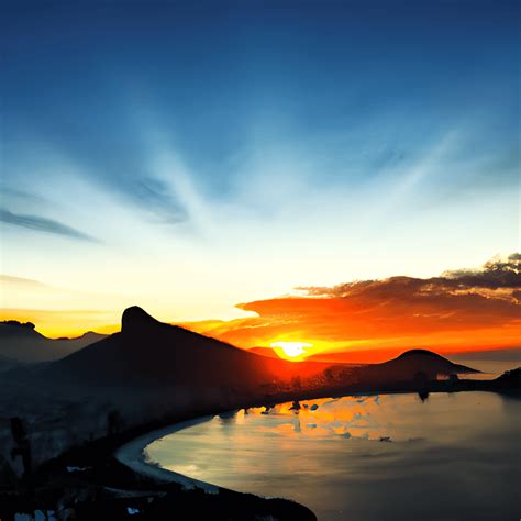 Rio De Janeiro Sunrise Photograph · Creative Fabrica