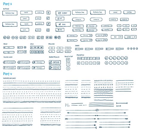 Jolly Ui — Vector Hand Drawn Ui Kit By Hand Drawn Goods