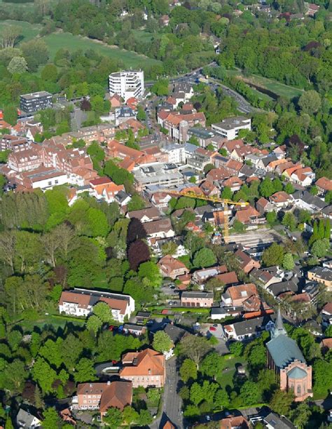 Luftaufnahme Rotenburg Wümme Stadtrand und Außenbezirks