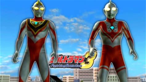 Tag Team Ultraman Fighting Evolution Game Play Ultraman Gaia