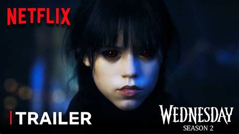 Wednesday Addams Season 2 Trailer Netflix Series Jenna Ortega