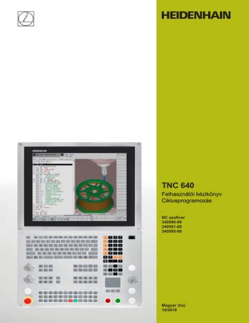 Heidenhain TNC 640 34059x 09 CNC Control User Manual Manualzz