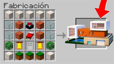 Crafteamos Mansiones De Cualquier Bloque En Minecraft 😍💎 Minecraft Aleatorio Youtube