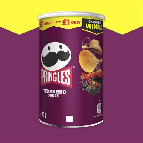 X Pringles Texas Bbq Sauce Crisps Can G One Pound Crisps