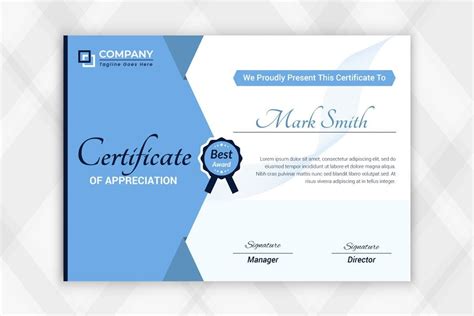 Award Certificate Design Template – Rebeccachulew.com