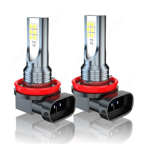 6000K Xenon White LED Fog Driving Light Bulbs For Jeep Grand Cherokee