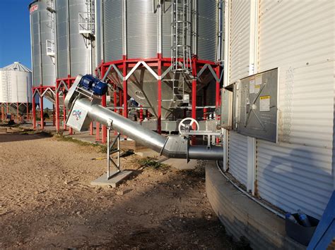 Optimum Unloading Augers — Optimum Grain Silos And Augers Optimum Sheds