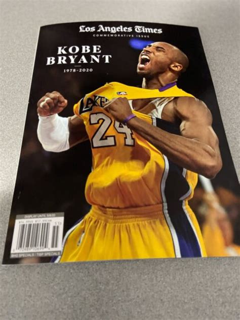 La Times Kobe Bryant Commemorative Edition Book Magazine Los Angeles