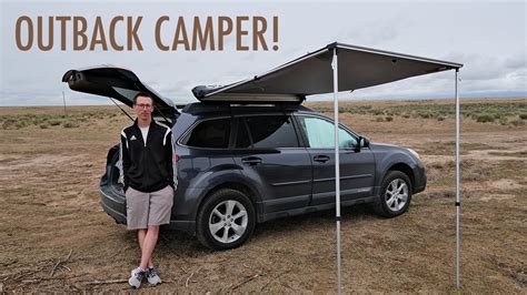 A Clever Subaru Outback Camping Setup (SUV Camper Build) - YouTube