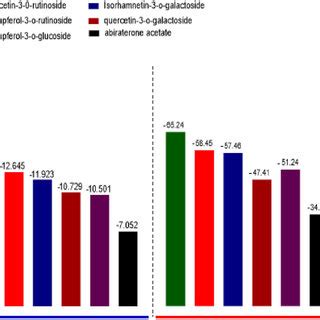 Graphical Representation Of The Molecular Docking Score And