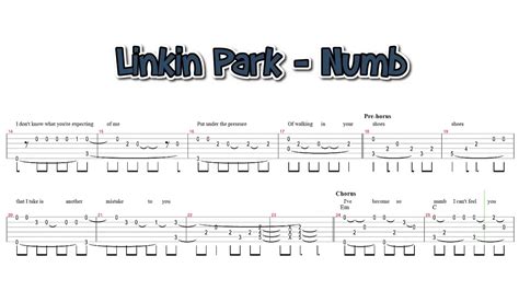 Linkin Park Numb Fingerstyle Guitar Cover Youtube