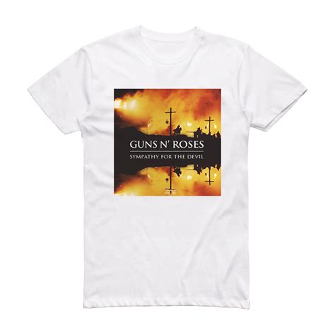 Guns N Roses Sympathy For The Devil Album Cover T-Shirt White – ALBUM ...