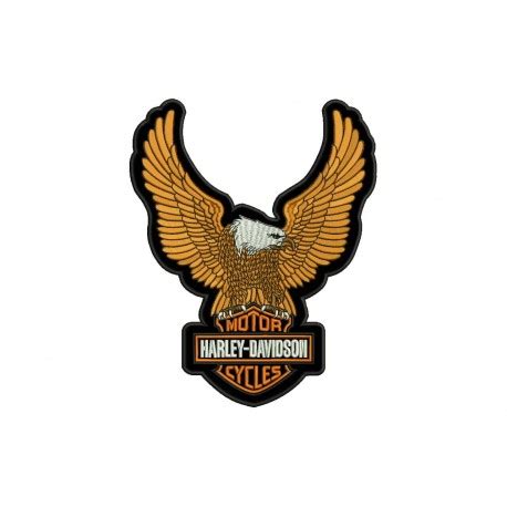 Parche Bordado Harley Davidson Aguila Grande