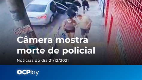 Câmera de segurança registra assassinato de policial YouTube