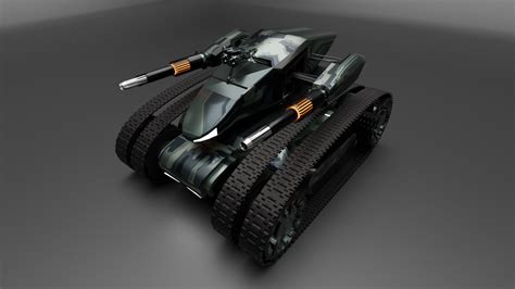 Cyber Tank 3d Model Animated Cgtrader