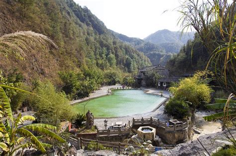 无人横图彩色室外白天旅游度假名胜古迹温泉标志建筑地标建筑腾冲中国遗迹民俗图片古迹文物娱乐建设古建筑