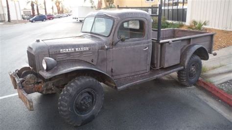 Dodge Power Wagon Wm X W Winch Runs Great Az Title For Sale