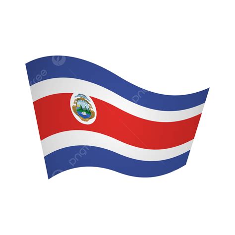 Costa Rica Flag Icon Costa Rica Flag Costa Rica Watercolor Flag Png